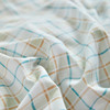 無印良品 A类色织双层纱四件套-海沫绿格200x230cm MJ-T2024-0297-2 商品缩略图2