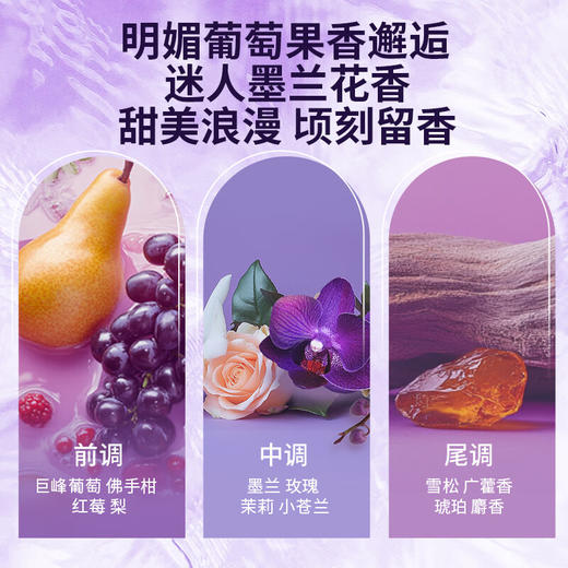 LUX力士 元气葡萄香沐浴露390g*1瓶+(赠品魅肤香皂1块) US-M1PJ02 商品图3