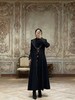 SZ3C50_栗壳色/漆黑色_大衣_秋冬_新中式大翻领重工刺绣收腰大摆长款_高级女装_BERNIEELEN 伯妮斯茵 商品缩略图0