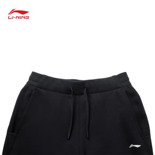 李宁女子直筒加绒保暖锁温干爽卫裤AKLV818 商品图5