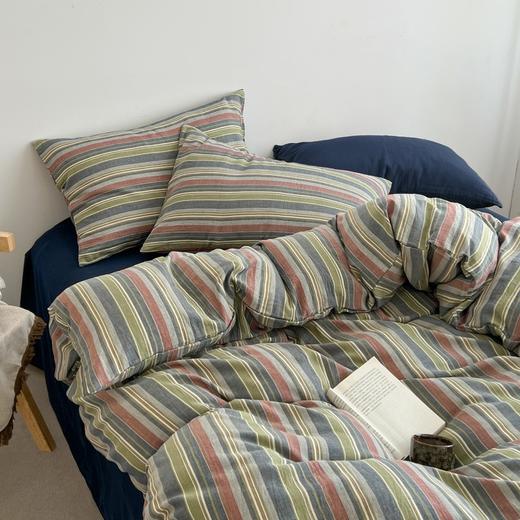 彼加曼 云柔糯感水洗棉四件套-旧时光200*230cm BGM-T2525 商品图4