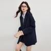 【09/17新品】熙世界绵羊毛双面呢外套女2025秋冬新款高端山羊绒翻驳领毛呢大衣 商品缩略图4