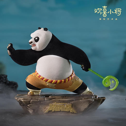 欢喜小将《功夫熊猫》之盖世传奇正版授权潮玩手办桌面摆件礼盒 商品图0