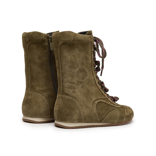 BF楼董洁同款真美诗秋日栗子2025冬新款羊皮复古马丁靴Y1Z01DZ5吊牌价1998折后价1598 商品图2