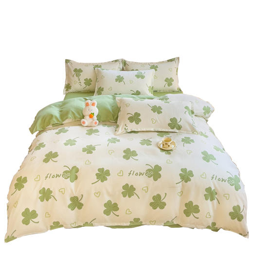 罗曼罗兰 加厚磨毛印花四件套芸草香200*230cm 6925314751810 商品图0