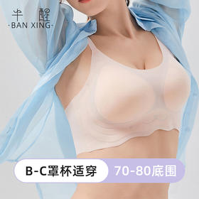 半醒兔兔杯背心内衣 承托侧收副乳大胸显小 B0104