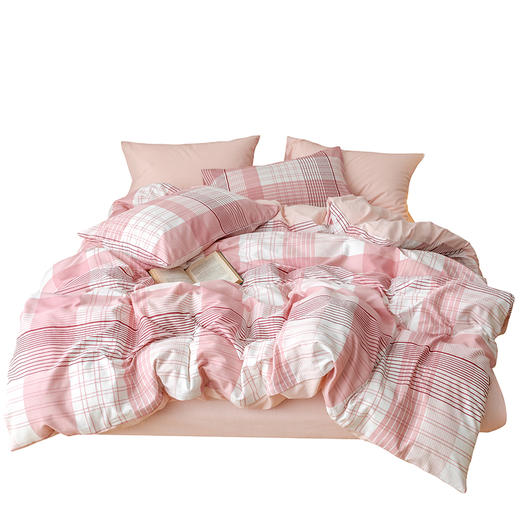 無印良品 “咖品”斜纹纯棉四件套木几格 MJ-T2022-103-2 商品图0