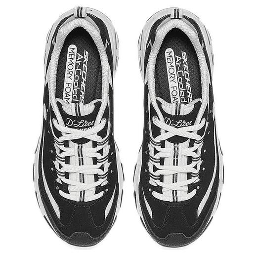 Skechers斯凯奇 女时尚绑带运动鞋 150534-BKW 商品图2