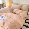 彼加曼 全工艺加厚牛奶绒刺绣四件套-米杏200*230cm BGM-T2540 商品缩略图4