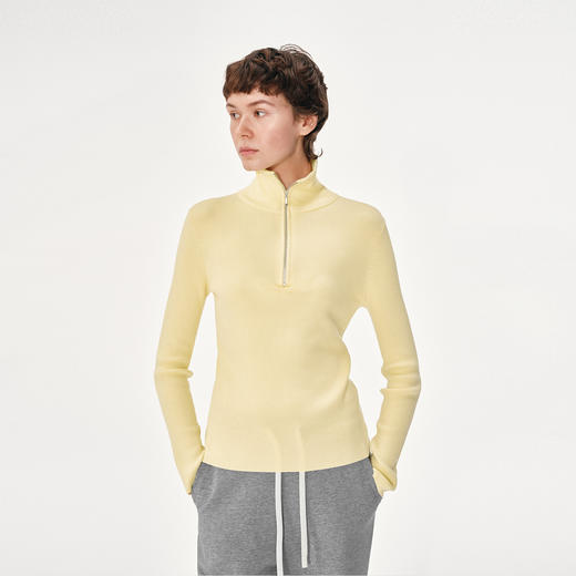 NUTH 羊毛混纺高领修身保暖打底针织衫女 商品图2