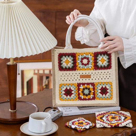 苏苏姐家知韫通勤包套装手工DIY钩针毛线4股棉毛线自制材料包 商品图2