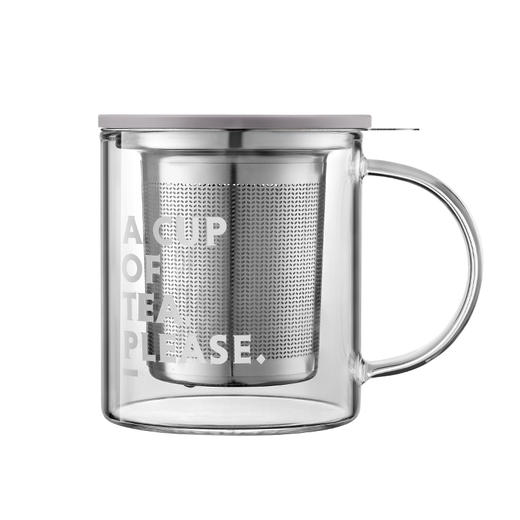 北鼎 泡茶杯350毫升灰羽色 6950386604610 商品图0