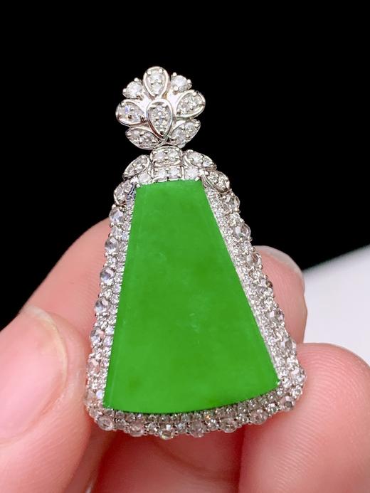 无事牌翡翠吊坠 商品图3