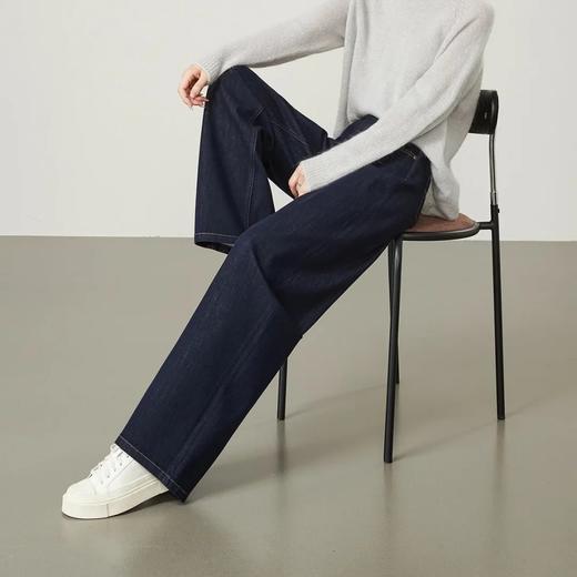 轩齐丹宁牛仔裤8380，挺阔垂顺百搭不挑腿型（下单3-5天发货） 商品图6