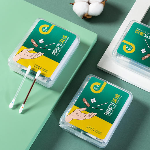 有时光 护理盒*2（酒精棉片10片，碘伏棉签10支，酒精棉签10支，创可贴20片） 6971587473294 商品图3