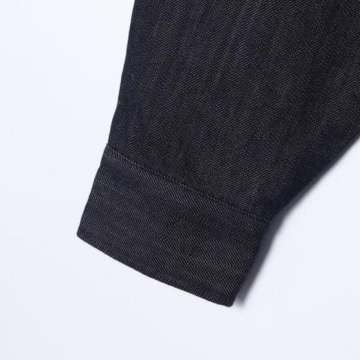 SDSA男士秋冬新款痞帅男装潮牌肌理感下摆松紧纽扣翻领夹克外套 商品图3