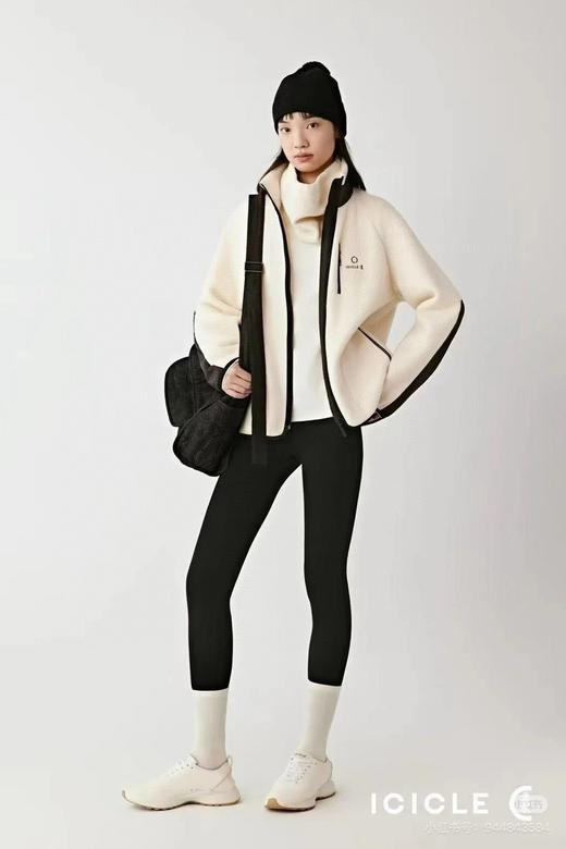 1015-12 小禾年轻O线 羊毛摇粒绒 轻盈保暖休闲外套 167/135穿6码合身 商品图5