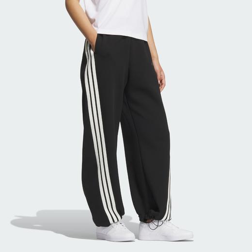 Adidas阿迪达斯STORY DOUBLE KNIT BANANA PANT 三条纹舞动系列针织宽松运动休闲香蕉裤KB8998 商品图2