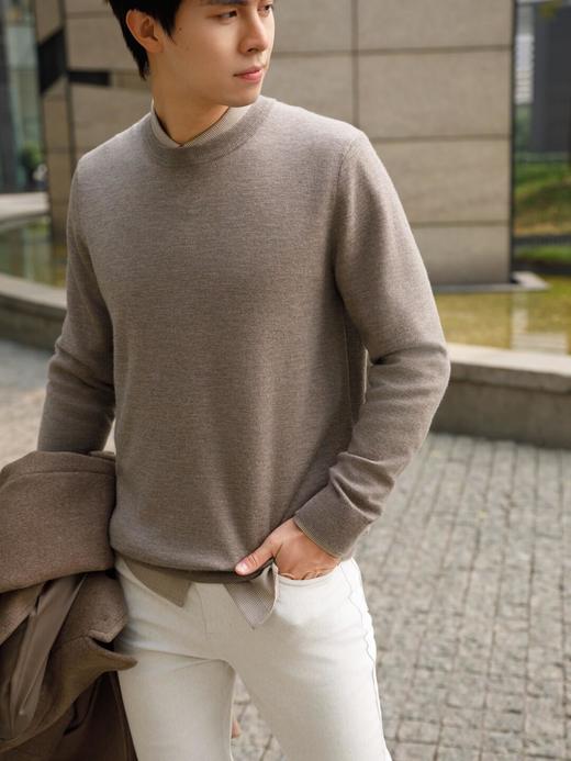 羊毛界爱马仕❗️【Marland】意大利轻奢品牌🏭【男士极简100%羊毛衫】专柜售价1700+❗️今天白菜价秒杀  ⚠️李现 肖战 胡歌同款～男神内搭神器❗️商务休闲通勤都少不了这一件！ 商品图9