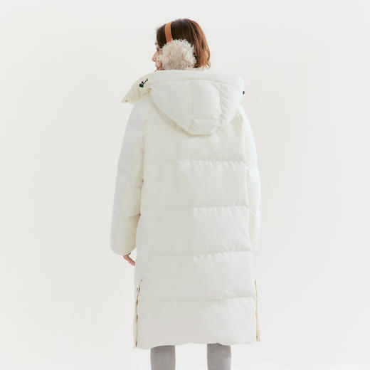 笛莎Deesha青少年女童羽绒服2025冬季女童连帽长款户外羽绒服 商品图4