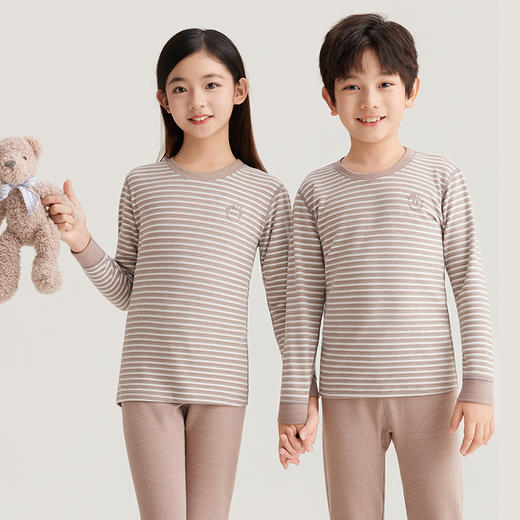 【商场专柜高品质羊毛蚕丝保暖套装69.9元任选2套】120-170码A类280克加厚亲子款石墨烯保暖速热内衣套装 商品图5