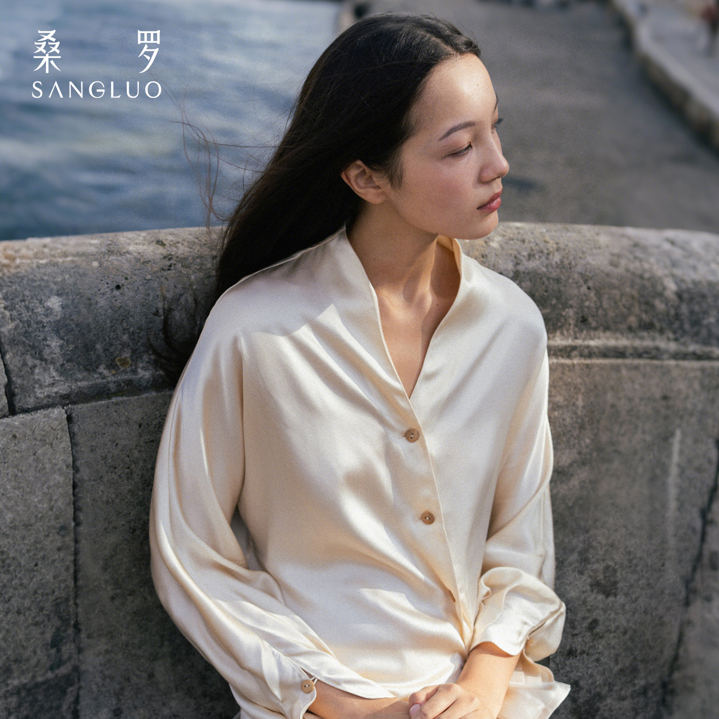 东方禅意桑罗新中式睡衣套装桑蚕丝长袖家居服可外穿