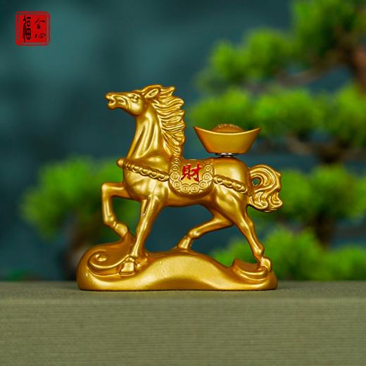 【蓝禧老师推荐】黄铜【马上发财】摆件 商品图0