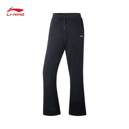 李宁女子直筒加绒保暖锁温干爽卫裤AKLV818 商品图3