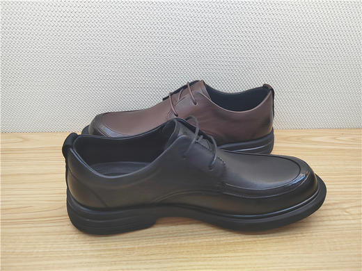 2023豪行秋冬新款13383233真皮牛皮商务休闲男鞋单鞋皮鞋 商品图3