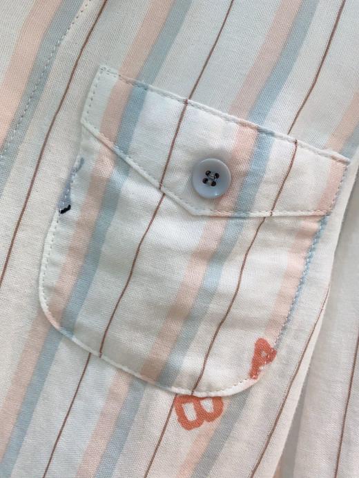 松植屋儿童长袖长裤套装男童春秋100%全棉纱布家居服中大童小孩卡通睡衣 商品图3