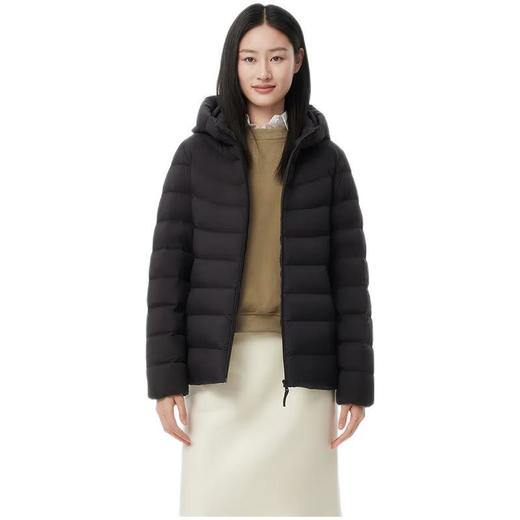 坦博尔 女短款轻薄连帽羽绒服 TBF310238A 商品图0