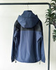 现货 THS-限时 赛琳家 情侣海军蓝拼色连帽外套 AF1021 商品缩略图10