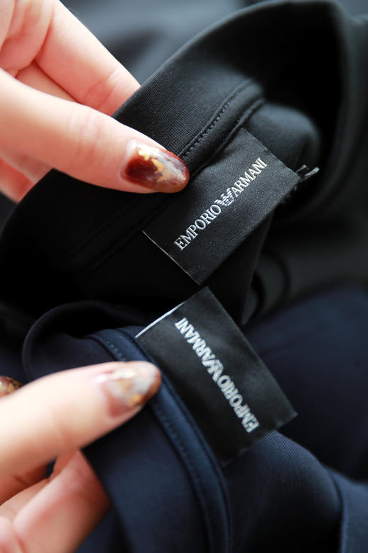 横标重工刺绣，字母提花卫衣。正肩纯色宽松长袖卫衣外套C101566 商品图1