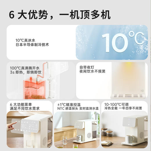 ±0 冷热饮水一体机4.5L CKP-J130 商品图2