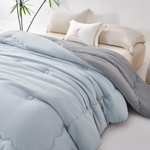 GRACE SPACE格调空间 羊毛蛋白纤维厚被 保暖秋冬羊毛被子 商品图7