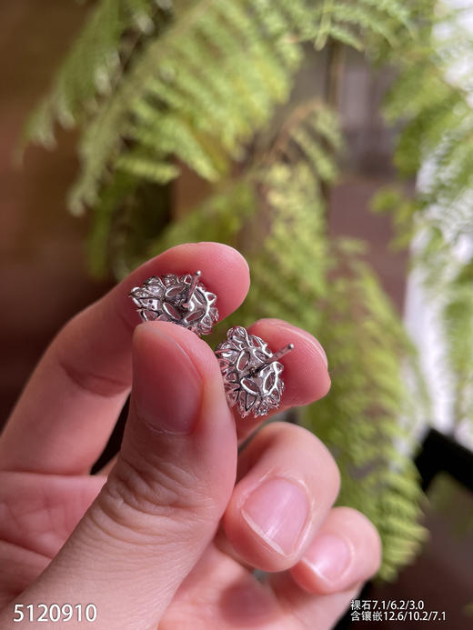 5120910，蛋面耳钉。具体价格微信咨询 商品图5