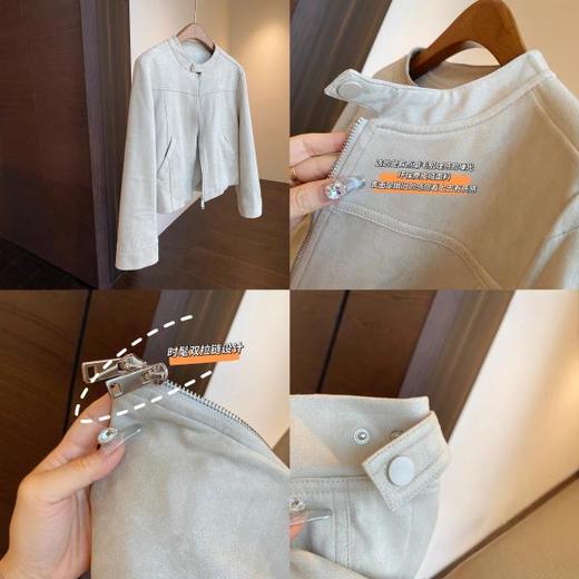 设计感小众！帅气时髦立领短款外套显瘦上衣女25秋冬季新款！ 商品图3