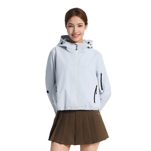 丰讯 户外短款风衣夹克女防风透气耐磨春秋款外套 FXTF251108 商品图1