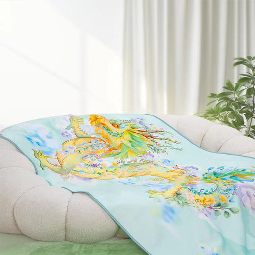 恒源祥 青龙献瑞多功能毯 90*175cm HYX270DZ 商品图2