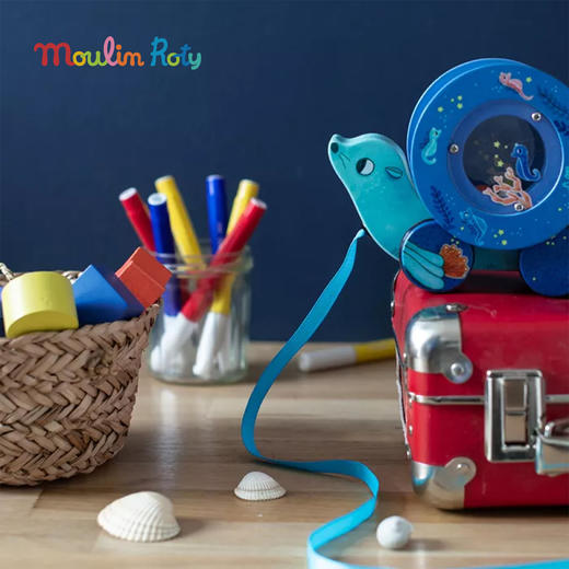 Moulin Roty 蝴蝶 拖拉多功能玩具 适合10月龄+ 三只邦尼兔系列 法国品牌 -678113 商品图5