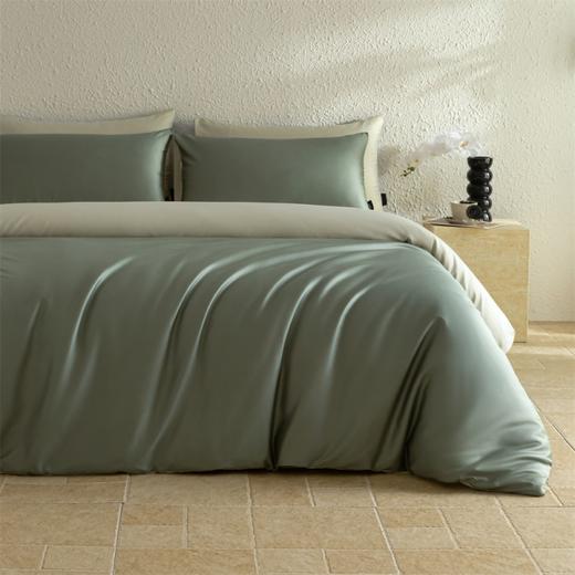 彼加曼 60S长绒全棉天丝四件套-星黛绿 200*230cm BGM-T2505 商品图2