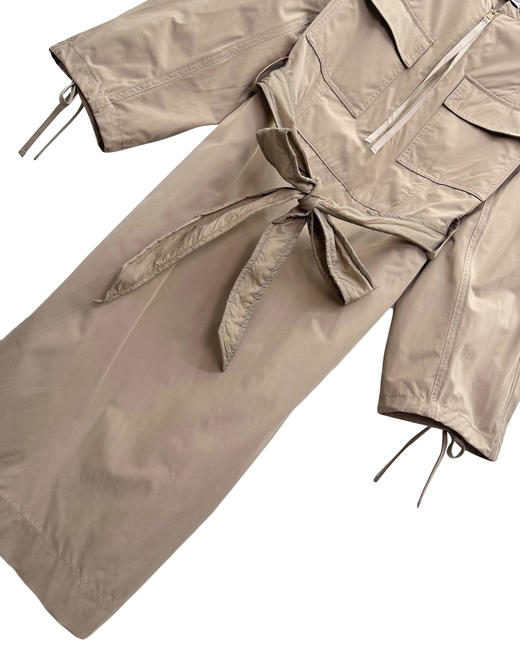 女款落肩腰带连衣裙018 商品图2