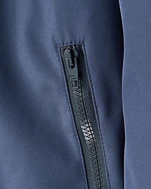 现货 THS-限时 赛琳家 情侣海军蓝拼色连帽外套 AF1021 商品图8