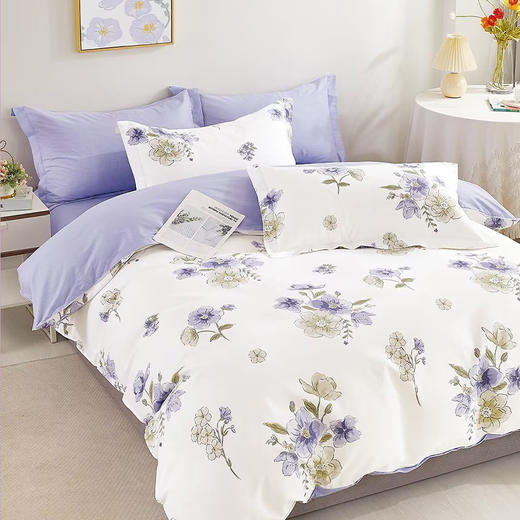 罗曼罗兰 全棉四件套伊芙花语200*230cm 6925314751711 商品图0