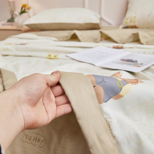 彼加曼 全棉棉花夏被-吉伊小熊 180*200cm BGM-B2518 商品图3