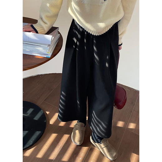 2025新款糯米裤！韩版宽松轻氧舒适感休闲裤女松紧腰奶奶裤！ 商品图3