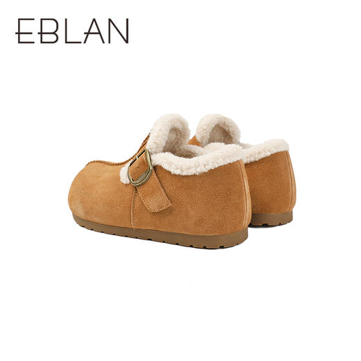 伊伴冬季勃肯毛毛鞋浓密保暖毛里勃肯鞋B25719110 商品图3