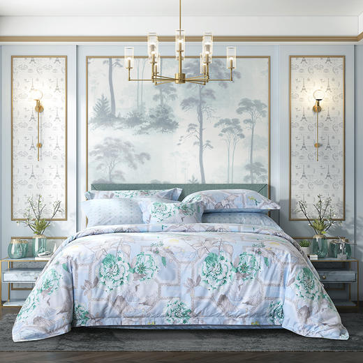 富安娜 纯棉四件套-江山如黛 6916517923969 商品图2