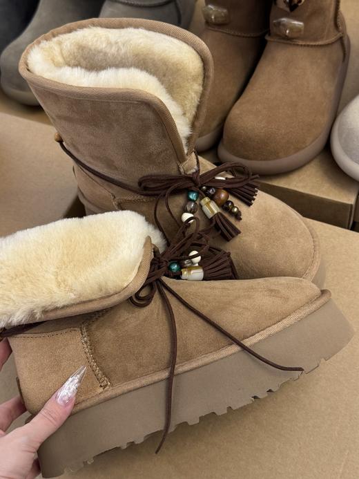 【女款】河南桑坡雪地靴 厚底翻毛流苏靴 35-40码 商品图2