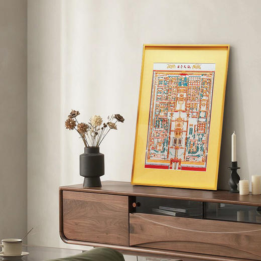 热卖中！！【故宫官方紫禁文创出品】《百年大观》金雕彩绘故宫全景图 商品图5